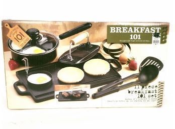 Breakfast 101 11 Piece Cooking Set With Cast Iron Griddle And More