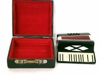 Small Vintage Accordion In Box