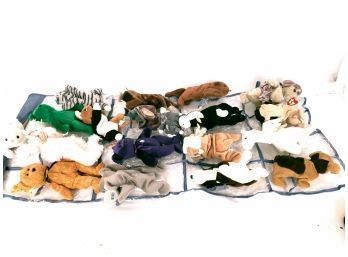 Collection Of 18 TY Beanie Baby