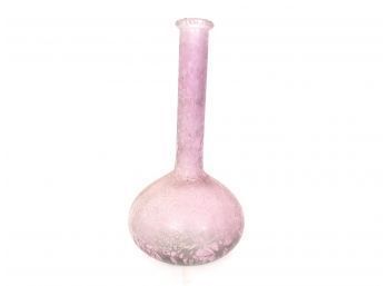 11' Tall Purple Decorative Glass Vase
