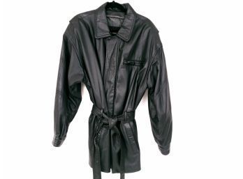 Wilsons Leather Women's Jacket With Waist Band Size M Medium