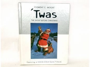 Clement Moore Twas The Night Before Christmas Hallmark Book With Coca Cola Tribute