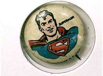 Vintage Superman Kelloggs Pep Pin