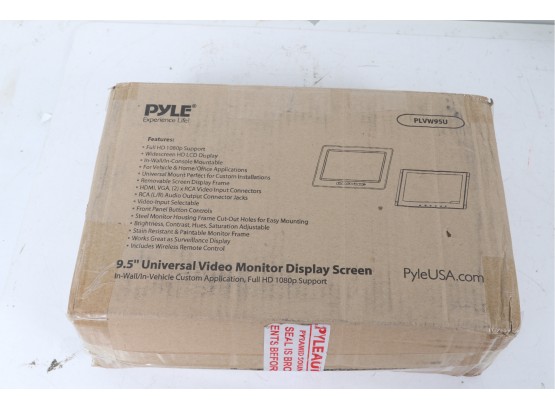 Pyle PLVW95U In-Wall Security Surveillance Video Display Screen With HD 1080p