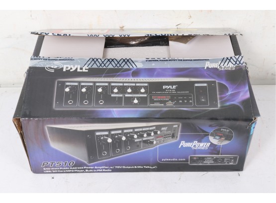PyleHome PT510 240W Public Address Power Amplifier With 70V Output And Mic