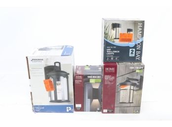 Group Of 4 Outdoor Wall Lantern Lights