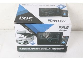 PLRVST400 Bluetooth Streaming RV Wall Mount Audio/Video Receiver CD/DVD Player