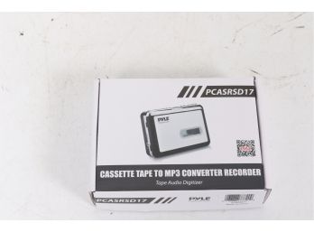 Pyle PCASRSD17 Cassette Tape To MP3 Converter Recorder - Tape Audio Digitizer