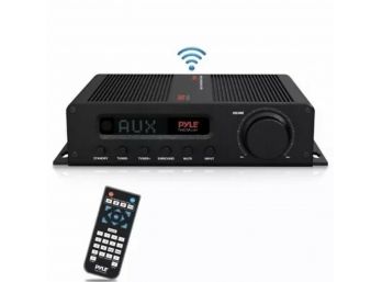 Pyle PFA540BT Wireless Home Audio Amplifier Receiver W/ HDMI Output & FM Radio