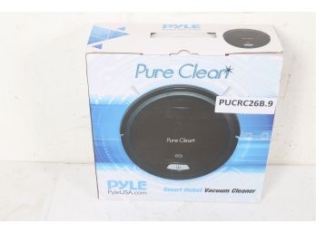Pyle PureClean Smart Robot Vacuum Powerful Home Cleaning System, Black New