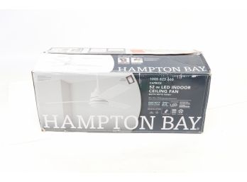 Hampton Bay Caprice 52' LED Indoor Ceiling Fan W/ Remote Matte White