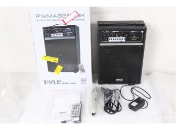 Pyle PWMAB250BK Portable Speaker System Built-in Bluetooth Wireless Streaming