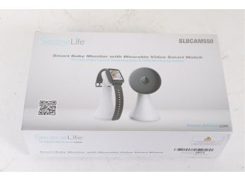 SereneLife SLBCAM550 Smart Wireless Baby Monitor W/ Wearable Video Smart Watch New