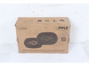 PYLE PL61984BK One Pair 6'X9' Fourway Sound Speaker System Quadriaxial New