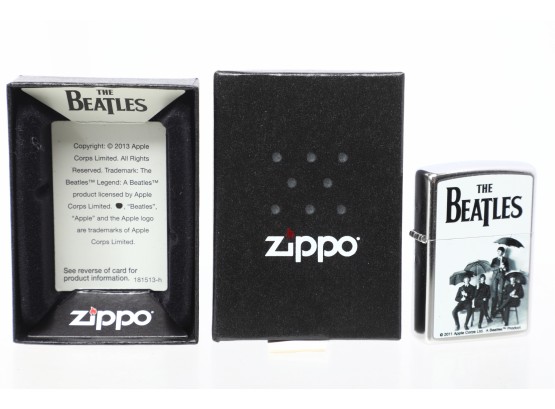 2013 Beatles New Zippo Lighter
