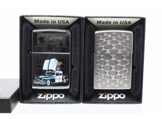 Pair Of Used Zippo Lighters