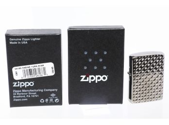 Engine Turn Star 28186 New Zippo Lighter