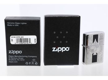 Zippo Lighter Ace Lighters 24196   New.