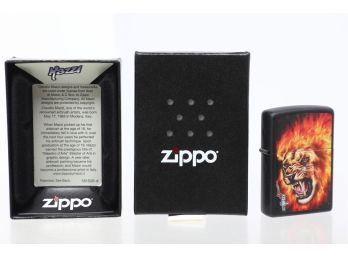 Mazzi Flame Lion 28003 New Zippo Lighter