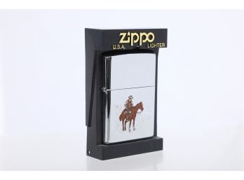 Cowboy On Horse New Zippo Lighter