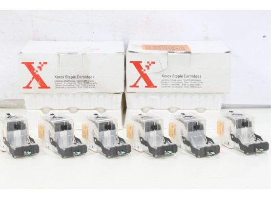 2 Boxes Of Genuine Xerox 108R00493 Staple Cartridges 1 Box/3 Cartridges15,000 Staples