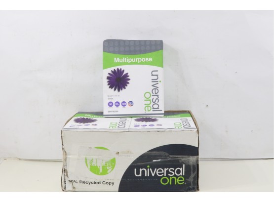 9 Reams Of Universal Multipurpose Paper 98 Brightness 20lb 8-1/2 X 11 Bright White 5000