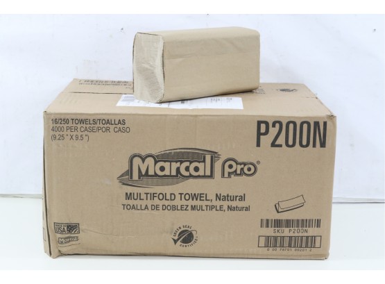 16 Marcal Pro 9 1/4 In. X 9 1/2 In. Paper Towel - Natural 250PK