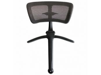 3 Alera EQ Series Height-Adjustable Headrest, Mesh, Black