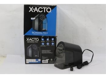 2 X-ACTO Pencil Sharpener  School Pro Electric Pencil Sharpener, With Auto Adjust