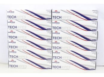 12 Boxes Of TechWipes Biodegradable Electronics Tissue, 3-Ply, 16.5 X 15.25