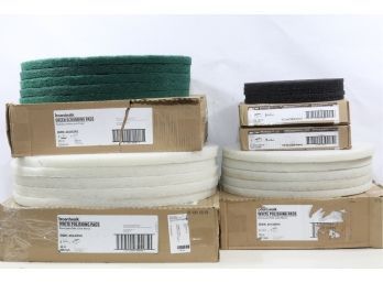 Group Of 5 Polishing & Scrubbing Pads Includes Boardwalk & 3 M