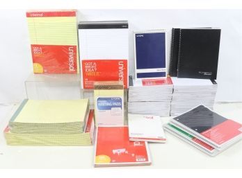 Large Group Of Note Books & Writing Pads Includes Universal, Tops & Cambridge