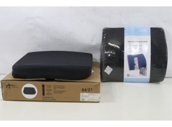 Group Of 2 Seat  Cushion Includes Alera Cooling Gel & Pillow Seat Cushions