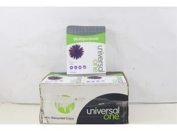 9 Reams Of Universal Multipurpose Paper 98 Brightness 20lb 8-1/2 X 11 Bright White 5000
