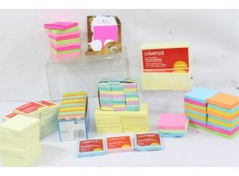 Large Group Of Post - It Self Stick Notes