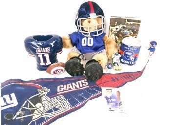 Mixed NY Giants Collectible Lot