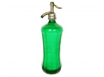 Beautiful Green Blakeslee Bros New Haven Seltzer Bottle