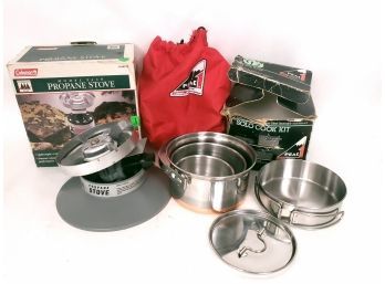 Coleman 5438 Stove And Coleman Peak Solo Cook Set