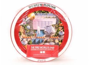 Coca Cola Worlds Fair Tray Still Sealed