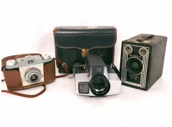 Vintage Camera Lot, Brownie, Pony And More