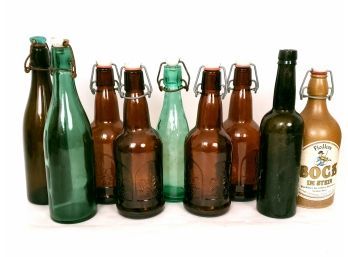 Antique Polish Bottle Collection