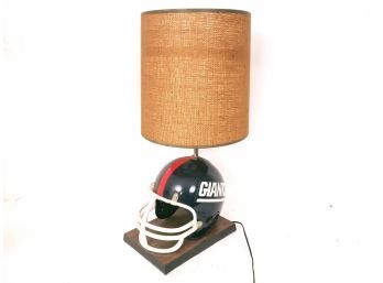 Vintage NY Giants Helmet Lamp
