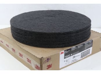 3M 7200 Stripping Pad, 17' In Black (Case Of 5)