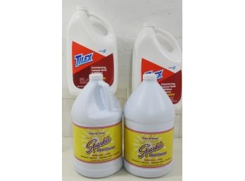 4 Gallons Of  Cleaners Tilex Mildew & Mold Remover & 2- Sparkle Glass Cleaner 128 Oz