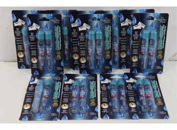 12 Packages Of Quality Park Dab N' Seal 2Go Moistener Pens, 10 ML, Teal, 2/Pack