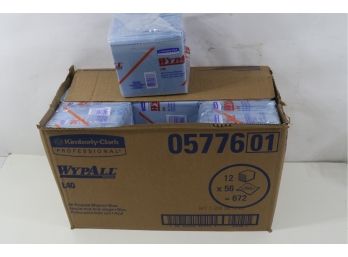 WypAll 05776 L40 Wiper, 1/4 Fold, Blue, 12 1/2 X 12, 56 Per Box (Case Of 12 Boxes)