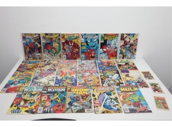 23 Vintage Marvel Comic Books - $1.25 - $1.50 - Spiderman, Avengers, Captain America, Punisher & More