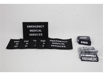 EMS & Paramedic Embroidered Patches ~ NEW OLD STOCK