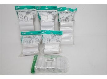 6 - 10 Packs Of Snap Clamps For 1 1/2' & 3/4' PVC Pipe