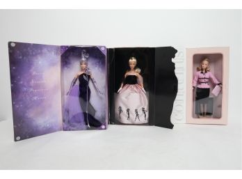 3 Vintage Collectible/Special Edition Barbies From Avon